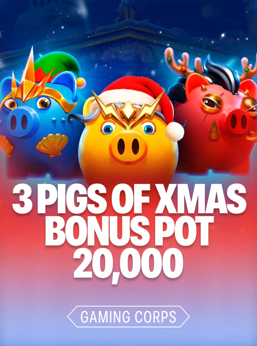 3 Pigs of Xmas Bonus Pot 20,000